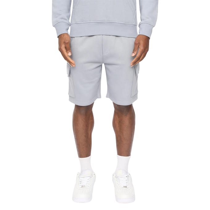 Crosshatch Heren Bardon Cargo Shorts (Staalblauw)