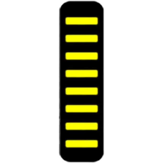 ProGuard Bolt On V1 - Front - Sticker - Mini - Yellow