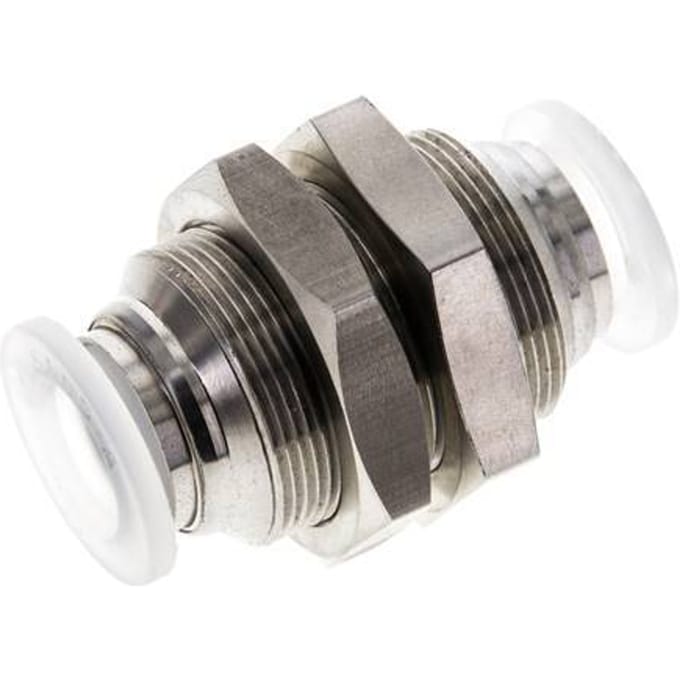 12mm RVS/PA Insteekfitting Schotdoorvoer EPDM/PTFE