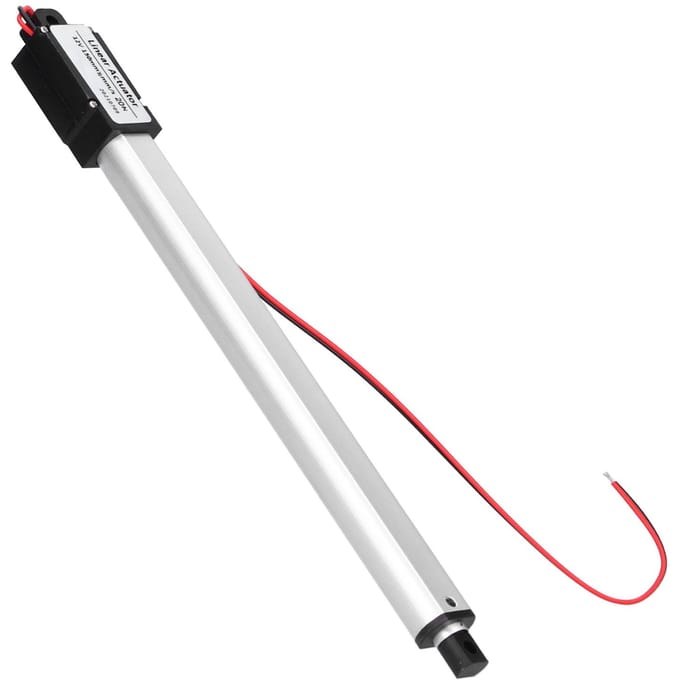 Actionneur Linéaire 12V 150mm Interrupteur de Fin de Course Interne Annulation de Bruit Protection Contre les Courts-Circuits Mini Électrique Linéaire