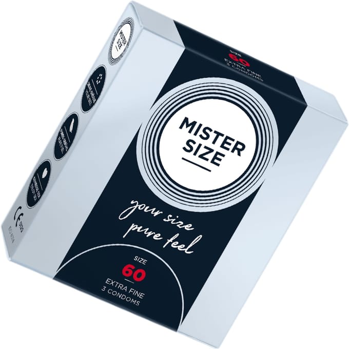 MISTER SIZE 60 Ultra Dunne XL condooms (3 pack)