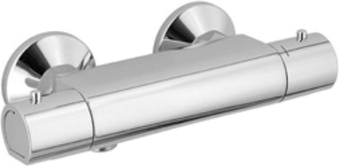 Plieger Bling - douchekraan thermostatisch - HOH=15cm - chroom