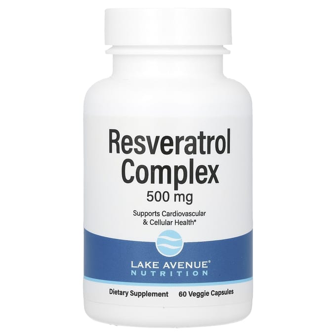 Lake Avenue Nutrition, Resveratrol Complex, 500 mg, 60 Capsules