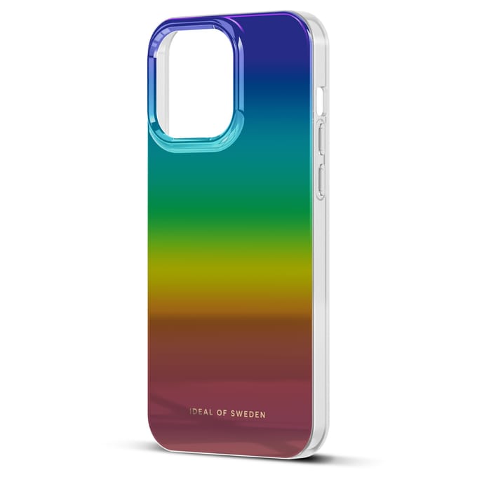 iDeal of Sweden Mirror Case geschikt voor Apple iPhone 14 Pro Max - Rainbow