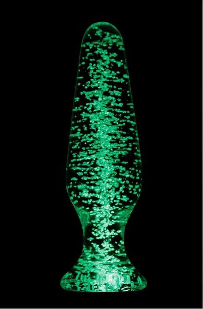 NS Novelties - Firefly Glass Tape Plug - Anal Toys Buttplugs Transparant