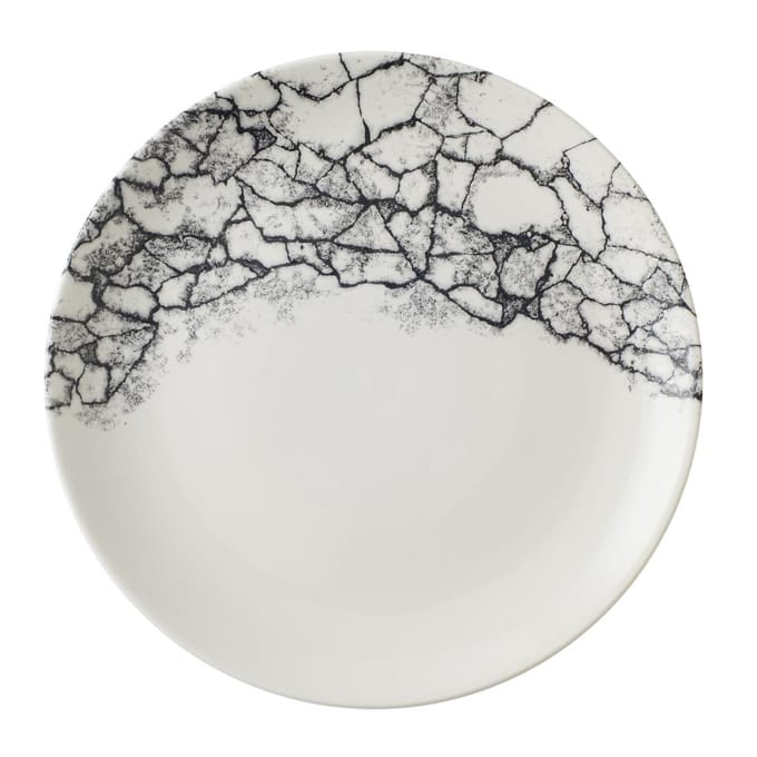 Churchill Kintsugi Accents Quartz Black Evolve Coupe Bord 26cm (12 stuks)