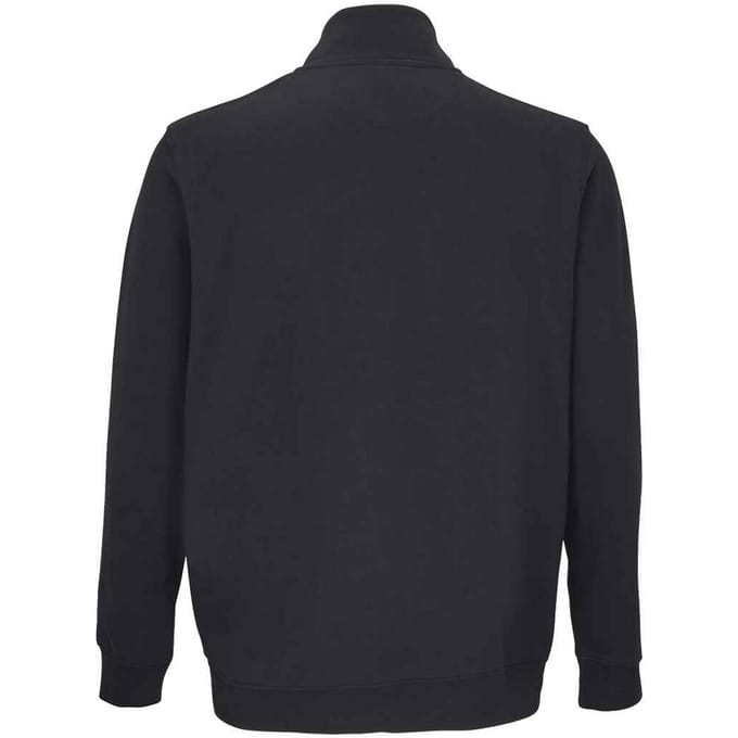 SOLS Cooper Marl Full Zip Jack voor volwassenen (Zwart)