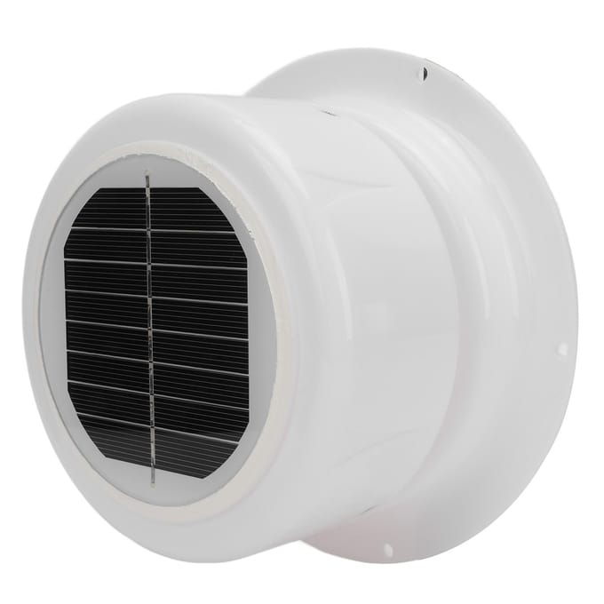 Op Zonne-energie Werkende Ventilatorklep met Bevestigingsschroeven Plafond Afzuigventilator voor Camper Boot Trailer