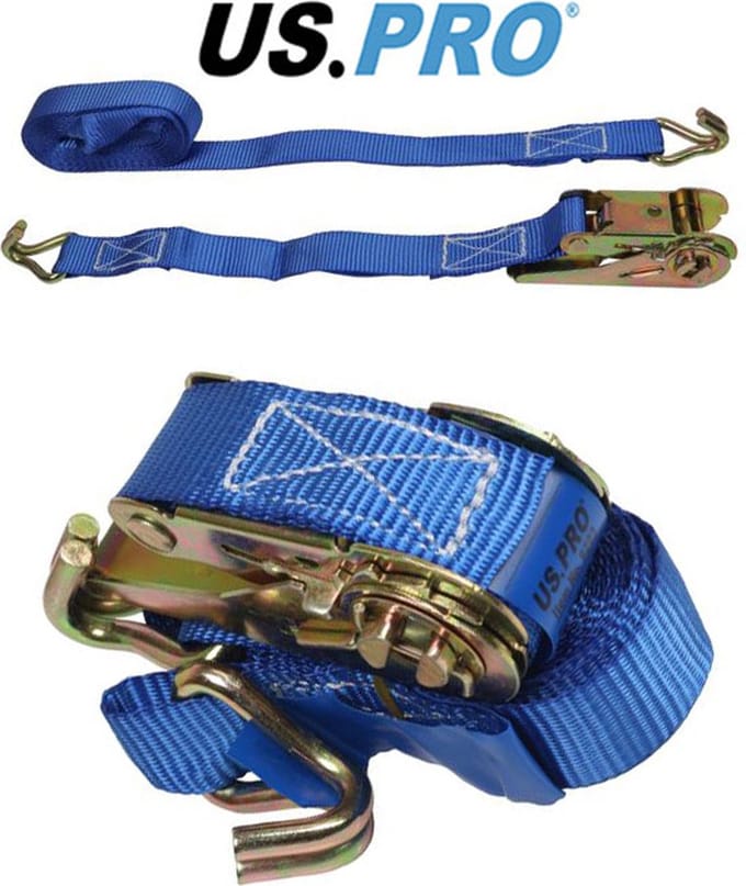 Spanband / Sjorband met ratel 800 kg 25 mm breedt en 5 meter lang