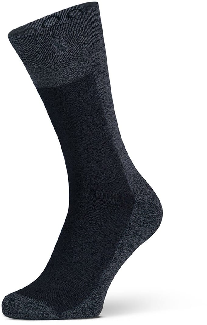 XPOOOS - 2-Pack - Bamboe Sokken - Vochtregulering - Heren - zwart / antraciet - 43-46 - 67006