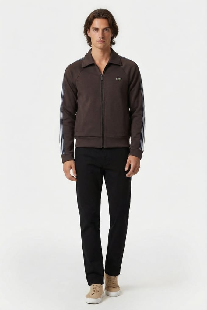 Lacoste French Made Zipped Sweatshirt Port Größe: S | Pullover Outlet | Herren
