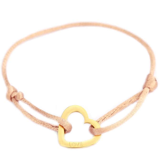 Armband sweet love champagne
