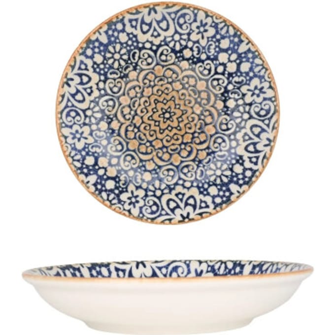 Bonna Diepbord - Alhambra - Porselein - 20 cm (500cc) - set van 6