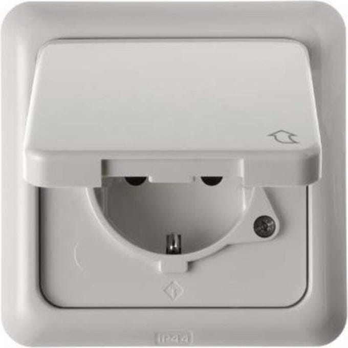 Hager 4718 BER SCHUKO-WANDCONTACTDOOS MET - wandcontactdoos