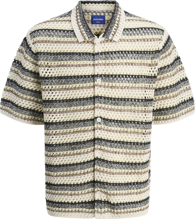 Jack & Jones Gebreide overhemd Gestreept Gebreide overhemd