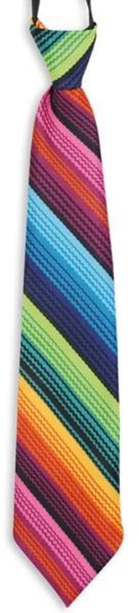 Stropdas Gekleurd - regenboog - pride