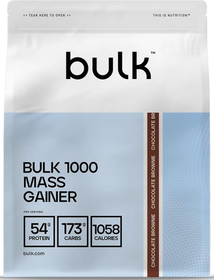Bulk Bulk 1000 Mass Gainer (4050g) Chocolate Brownie - Gewichtstoename - Met Creatine