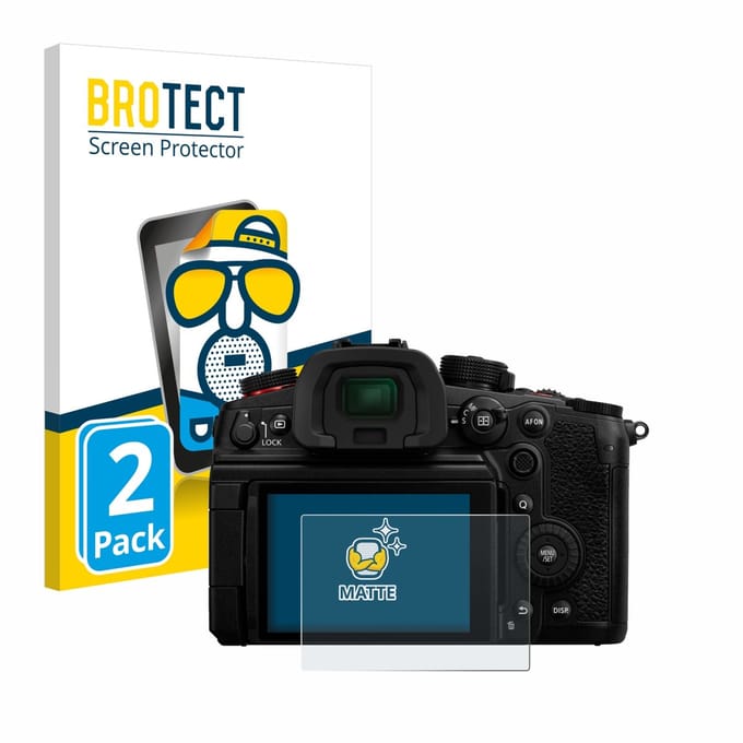 BROTECT - Screenprotector voor Panasonic Lumix DC-GH7 - Folie Beschermfolie matte 2 Stuks