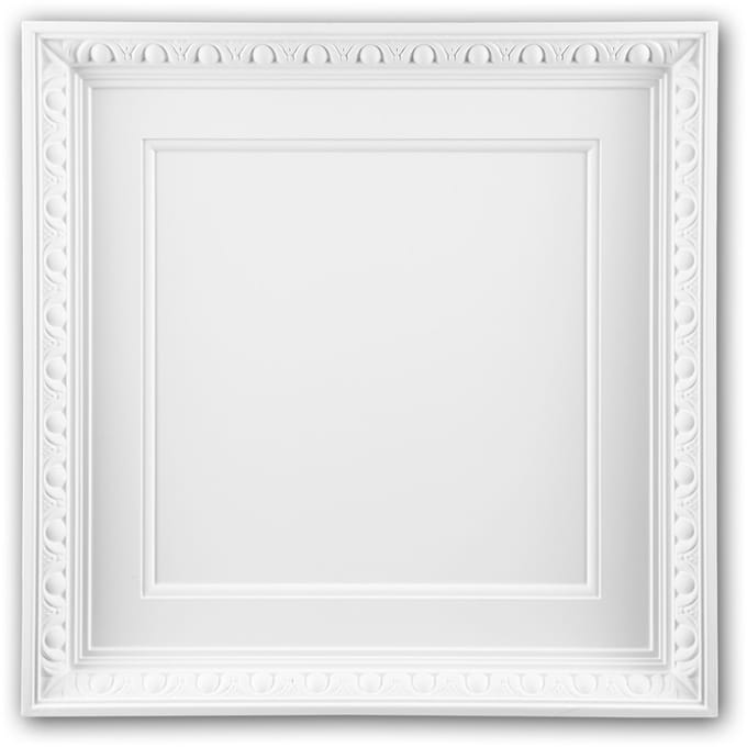 Plafondtegel 157001 Profhome Plafond-element Wandpaneel neo-empire stijl wit