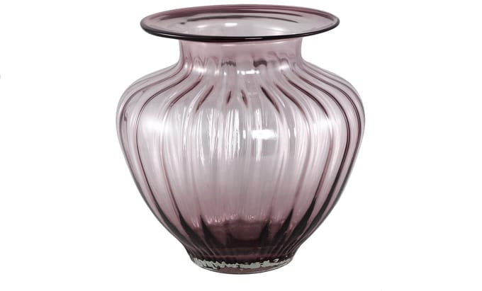 PTMD Marlisha Pink Glass Vase Big Round