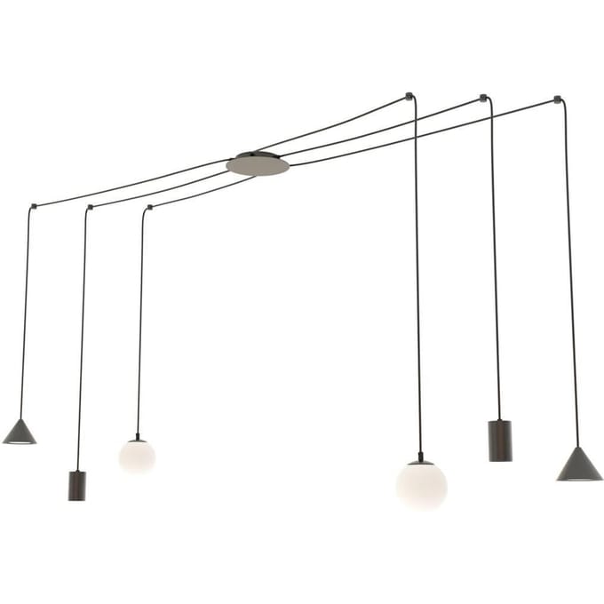 Hanglamp Fuji 6-lichts | Cozyhouse