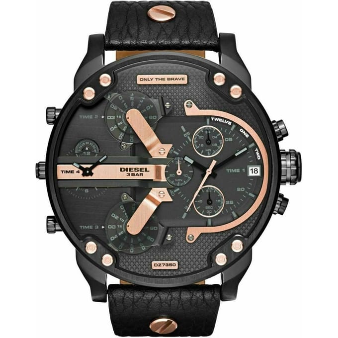 Diesel DZ7350 Daddy 2.0 Chronograaf Horloge Heren 57mm zwart