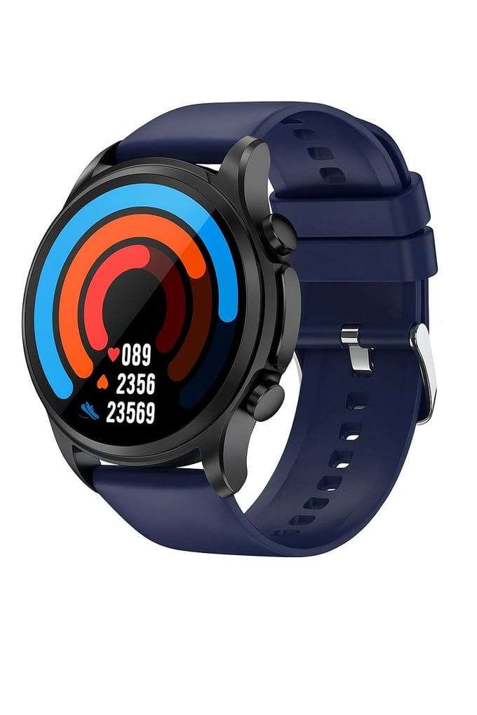 GlucoMeter - ECG Hartslagmeter - horloge - meter - Smartwatch - Blauwe band