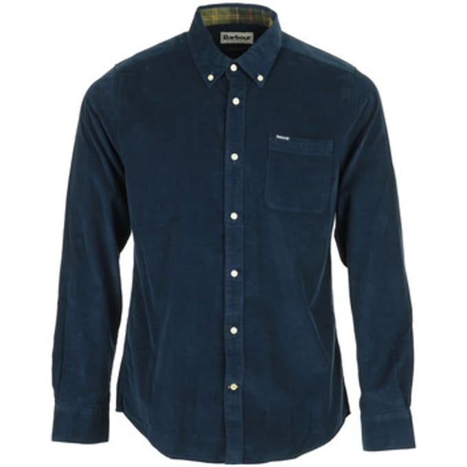 Overhemd Lange Mouw Barbour Ramsey Tailored Cord Shirt