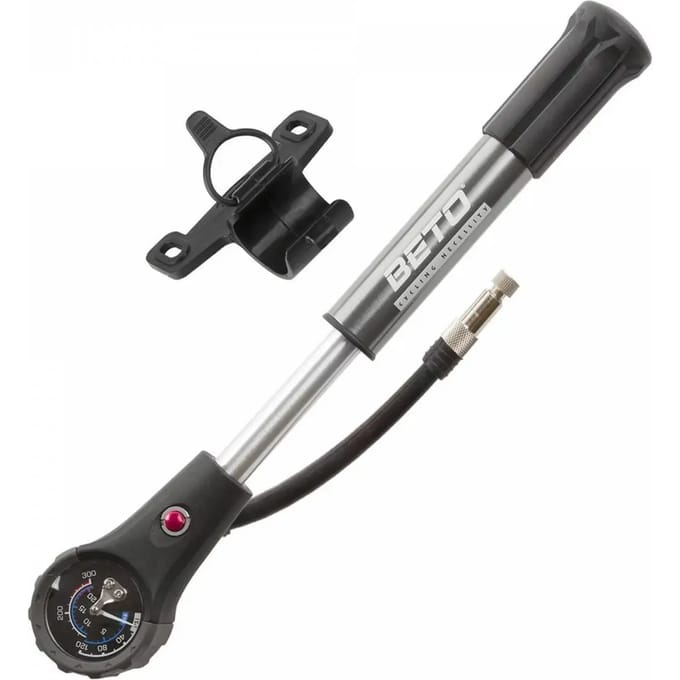 Minipomp voor ventiel met manometer Beto 300psi 21bar