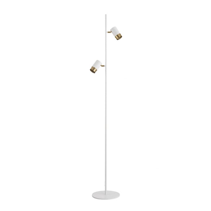 Kosilum - Elya - Vloerlamp - Wit - Aluminium
