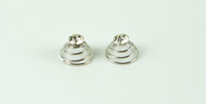Curlies glas steen strass middel
