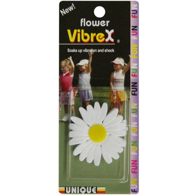 Tourna Flower Vibrex Demper Verpakking 1 Stuk-Wit