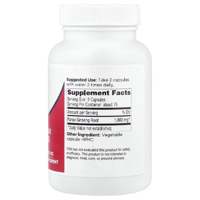 Dairyland Ginseng, Rode Ginseng, 500mg, 150 Capsules