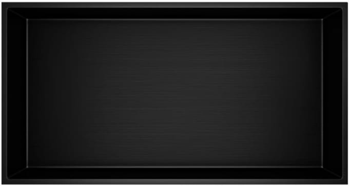 ALONI inbouwnis – 30x60x7 cm – mat zwart