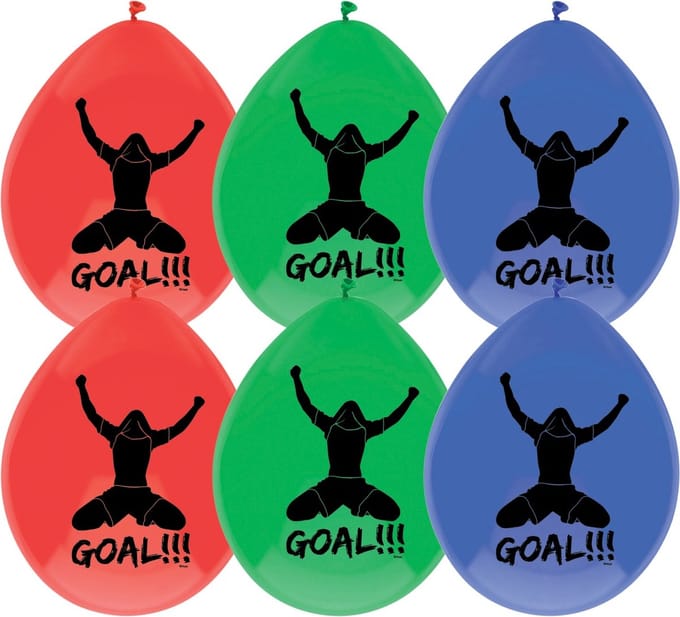 Ballon Voetbal Goal 6 stuks