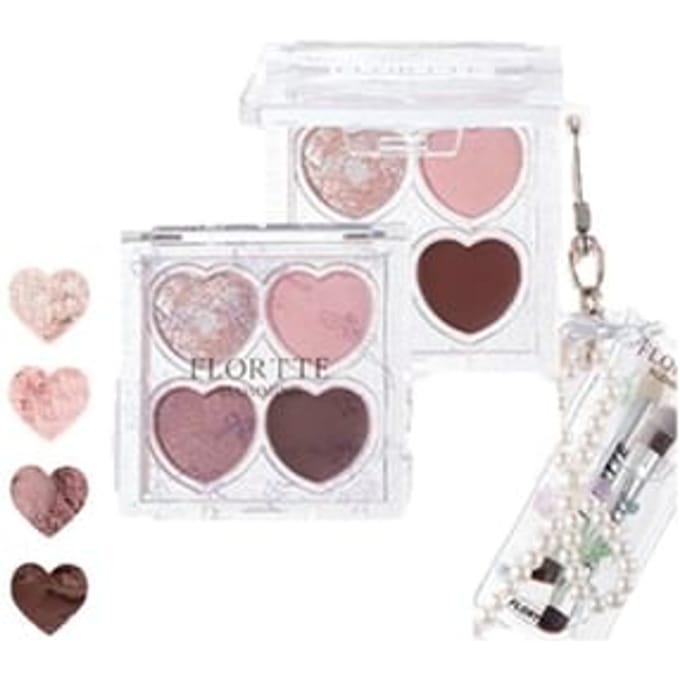 FLORTTE - Blooming Series 4 Color Eyeshadow - 02 - Oogschaduw