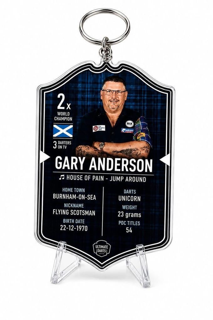 Ultimate Card Key Chain Gary Anderson