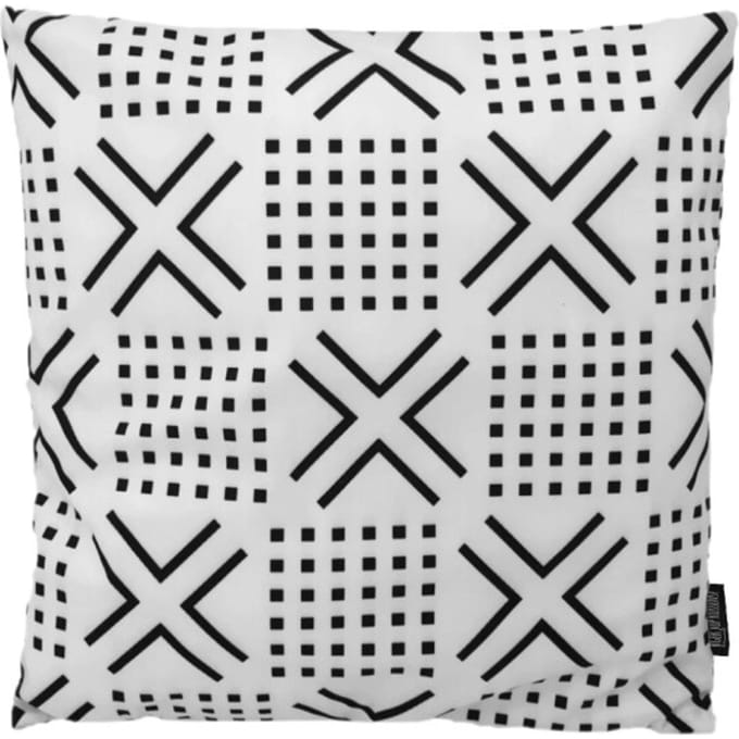 Gek op kussens! Sierkussen senza black/white #2 | 45 x 45 cm | katoen/polyester