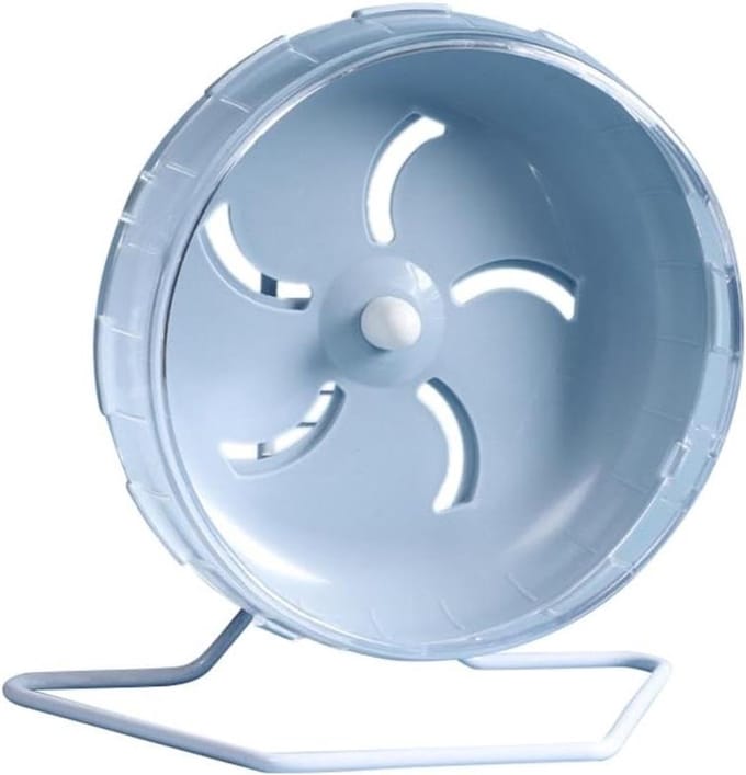 Loopfiets voor kleine dieren - Hamster wiel - Huisdier training - Stil lagerontwerp - 175 cm diameter - Blauw