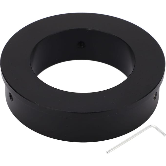 Stereo Microscoop Camera Adapter Ring 76mm naar 50mm Aluminiumlegering voor 120X 180X 300X Monoculair C black