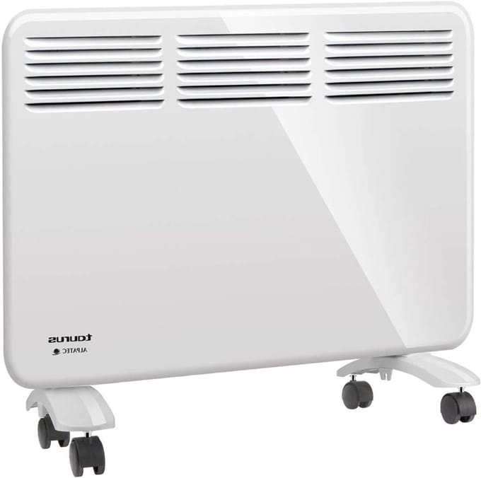 Elektrische Convector - Badkamer Verwarming - Ruimte Verwarmen - IP24 Vocht Bescherming - 53 x 63 cm - Wit