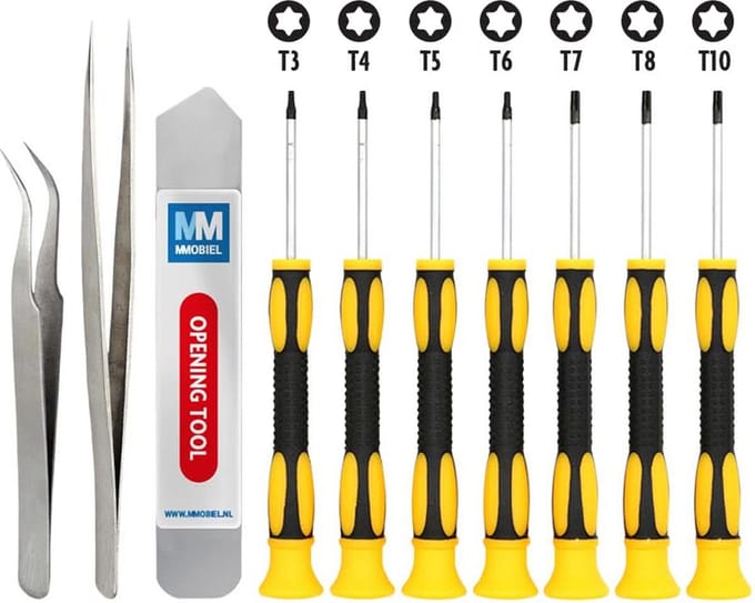 MMobiel 11-delige Torx Schroevendraaierset met Precisie Tools