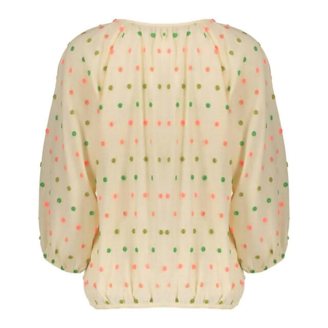Geisha Top Ecru/green/blush Taglia: S | Maglie a manica lunga Outlet | Donna | Marrone