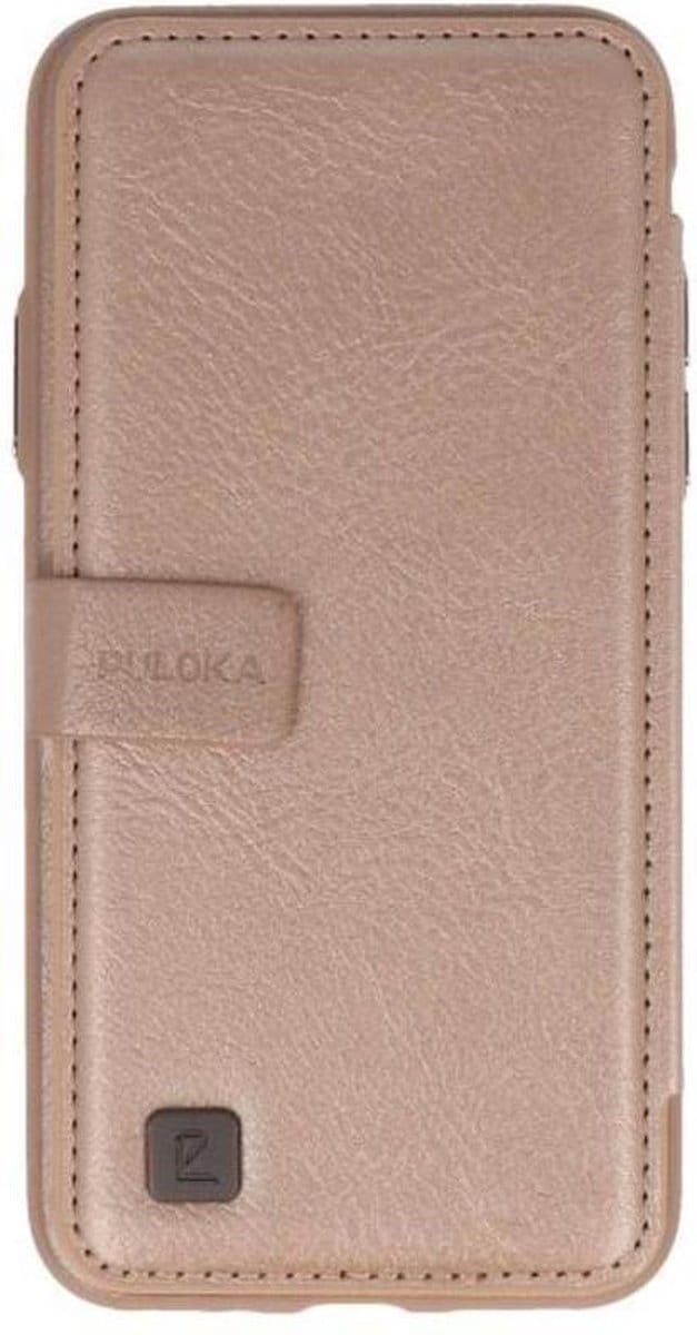 Goud Back Cover Book Design Hoesje voor iPhone X
