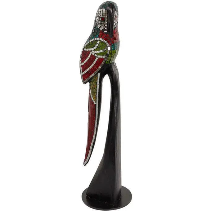 Decoratief object Pole To Pole Mosaic Parrot M