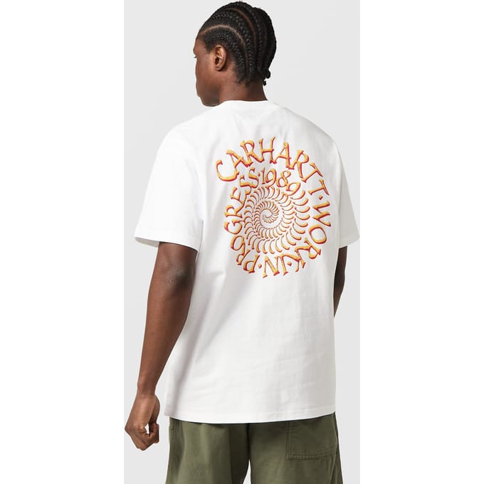 Carhartt WIP Spirals T-Shirt wit