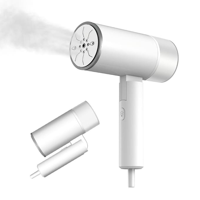 Handstomer voor kleding Horizontaal en verticaal stomen 1200 W 200 ml 20 seconden snelle opwarming UK Plug wit