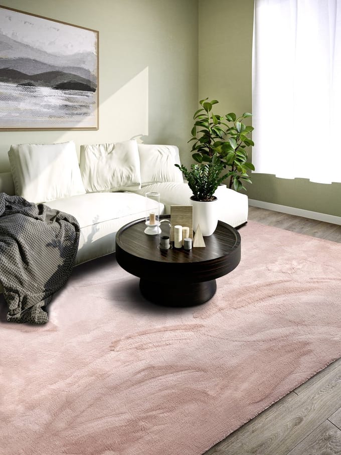 Flycarpets Villeroy & Boch 1899 High Pile Rug Leon Oud Roze 80 x 150 cm