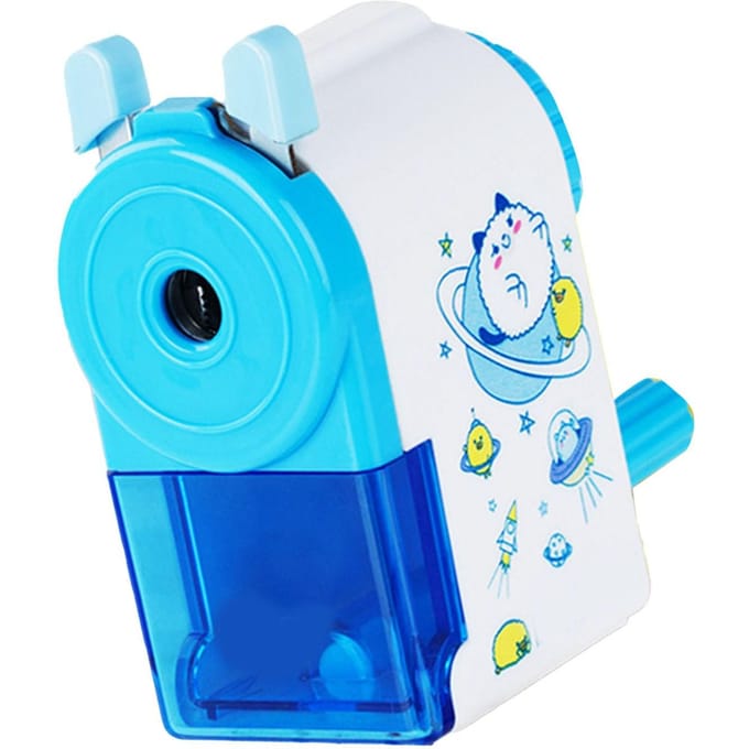 Taille-crayon rotatif mignon portable efficace à manivelle manuelle pour étudiants