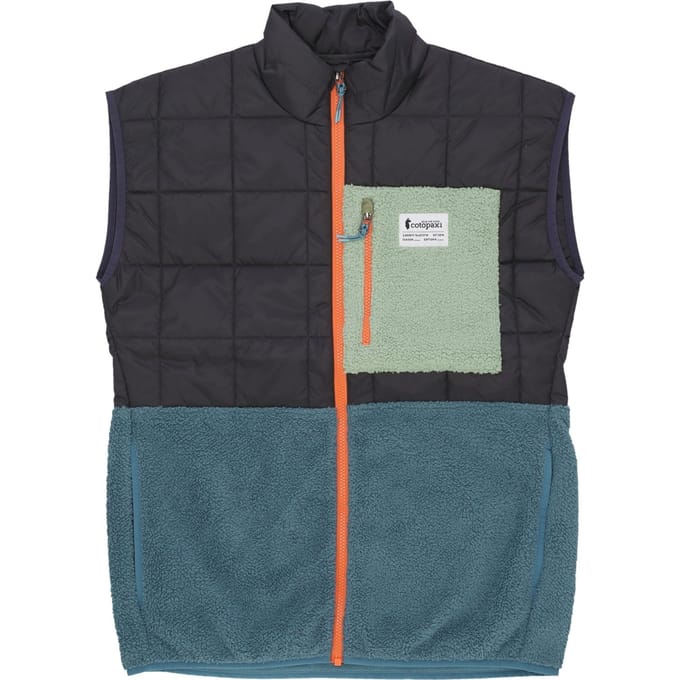 Trico hybride herenvest grafiet/blauw sparrenhout